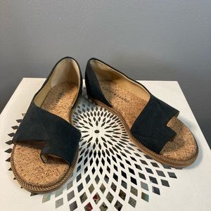 Lucky Brand Suede Sandals 5.5 36 Flats LK-Falinda Boho Beach Vacation Sexy.
